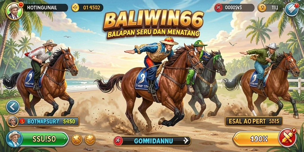 Gameplay balapan yang seru dan intens di BALIWIN66.