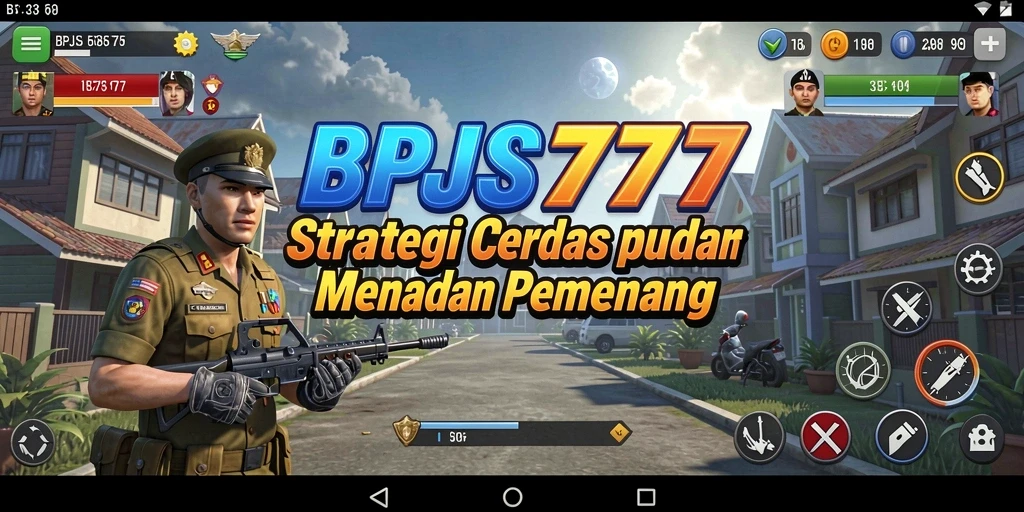 Tangkapan layar menunjukkan aksi intens dalam game strategi BPJS777.