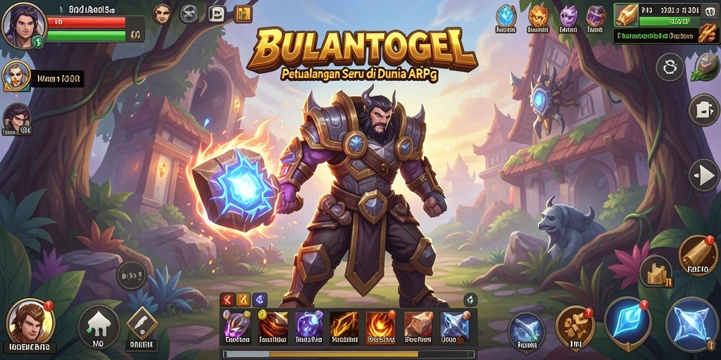 Tangkapan layar menampilkan aksi pertarungan seru di BULANTOGEL.