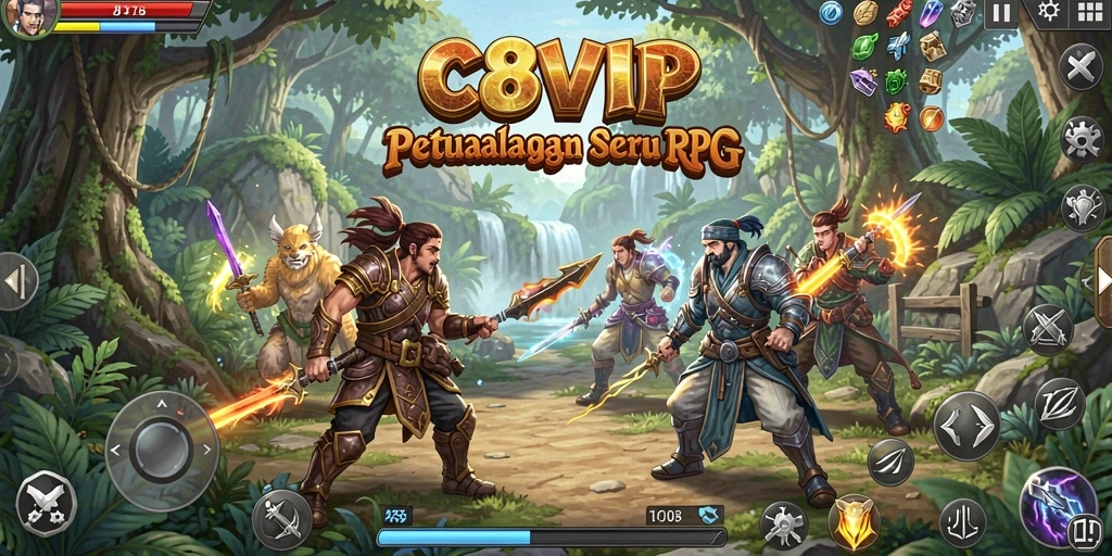 Tampilan gameplay RPG yang menakjubkan dan imersif.