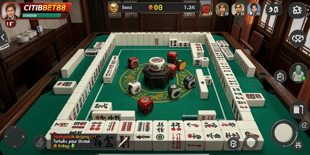 Tampilan gameplay CITIBET88 yang menarik dan interaktif di Mahjong.