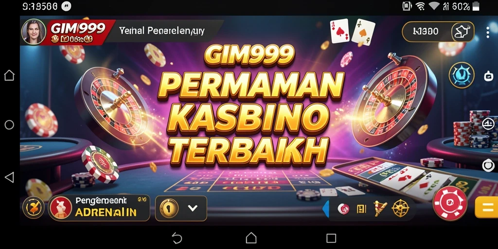 Tampilkan gameplay menegangkan dalam GIM999, kasino yang penuh warna.