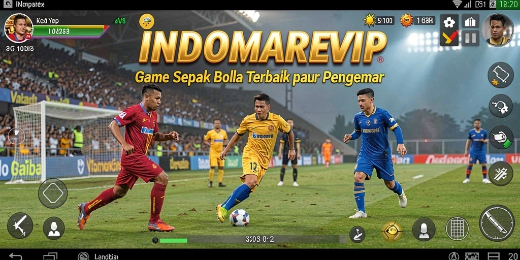 Screenshot gameplay menarik dari INDOMAREVIP yang menunjukkan aksi pertandingan.