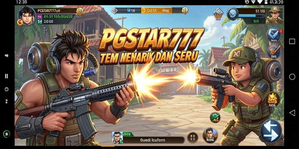 Tampilan gameplay seru PGSTAR777 yang menggugah semangat tempur.