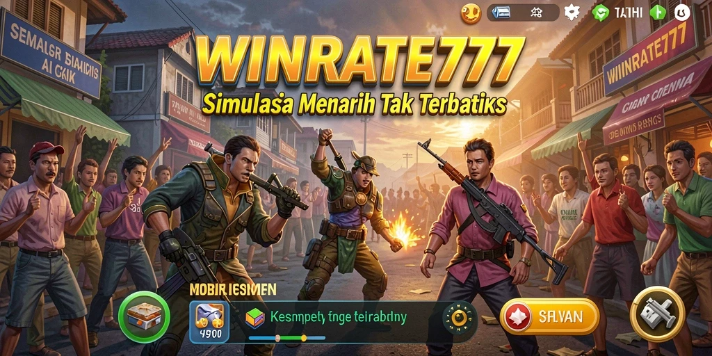Tampilan gameplay yang menarik dan penuh strategi di WINRATE777.