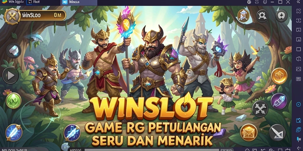Screenshot gameplay WINSLOT menampilkan aksi seru dalam dunia RPG.